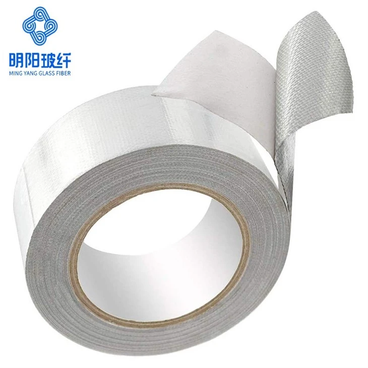 Silver High Temperature Aluminum Glass Cloth Tape